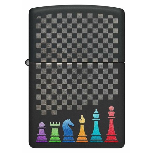     ZIPPO Classic 48662 Chess Pieces   Black Matte -     -     , -, 