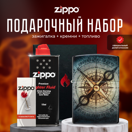  ZIPPO   (   Zippo 48562 Compass Ghost +  +  125  )   -     , -, 