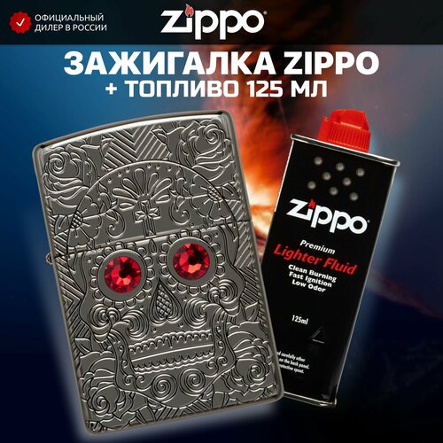    ZIPPO 49300 Armor Crystal Skull +     125    -     , -, 
