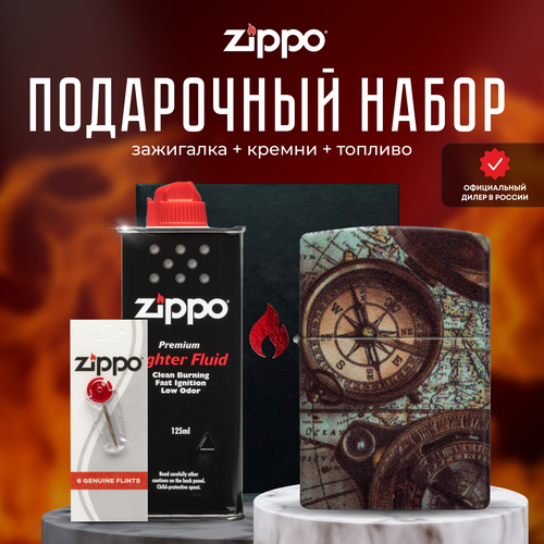   ZIPPO   (   Zippo 49916 Compass +  +  125  )   -     , -, 