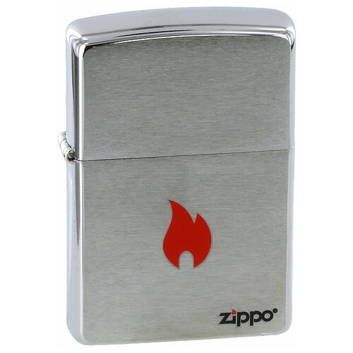     ZIPPO 200 FLAME   Brushed Chrome -    -     , -, 