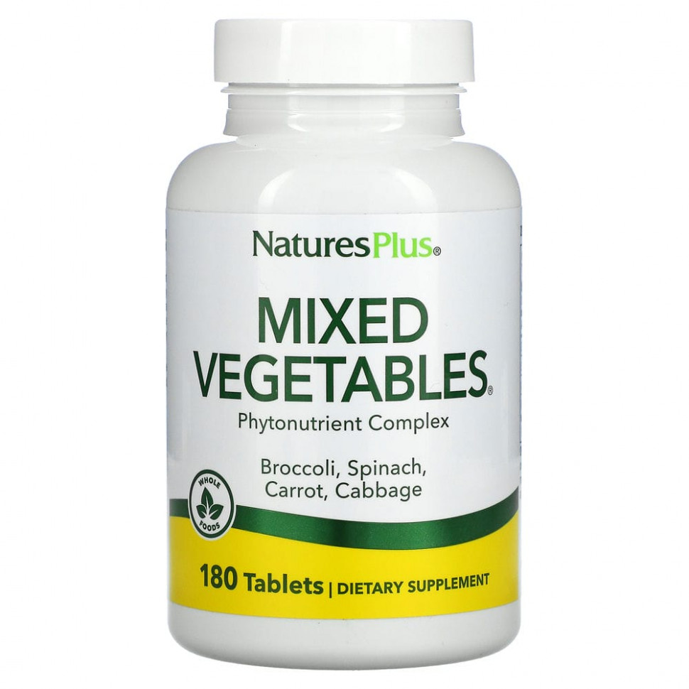  NaturesPlus, Mixed Vegetables, 180     -     , -, 