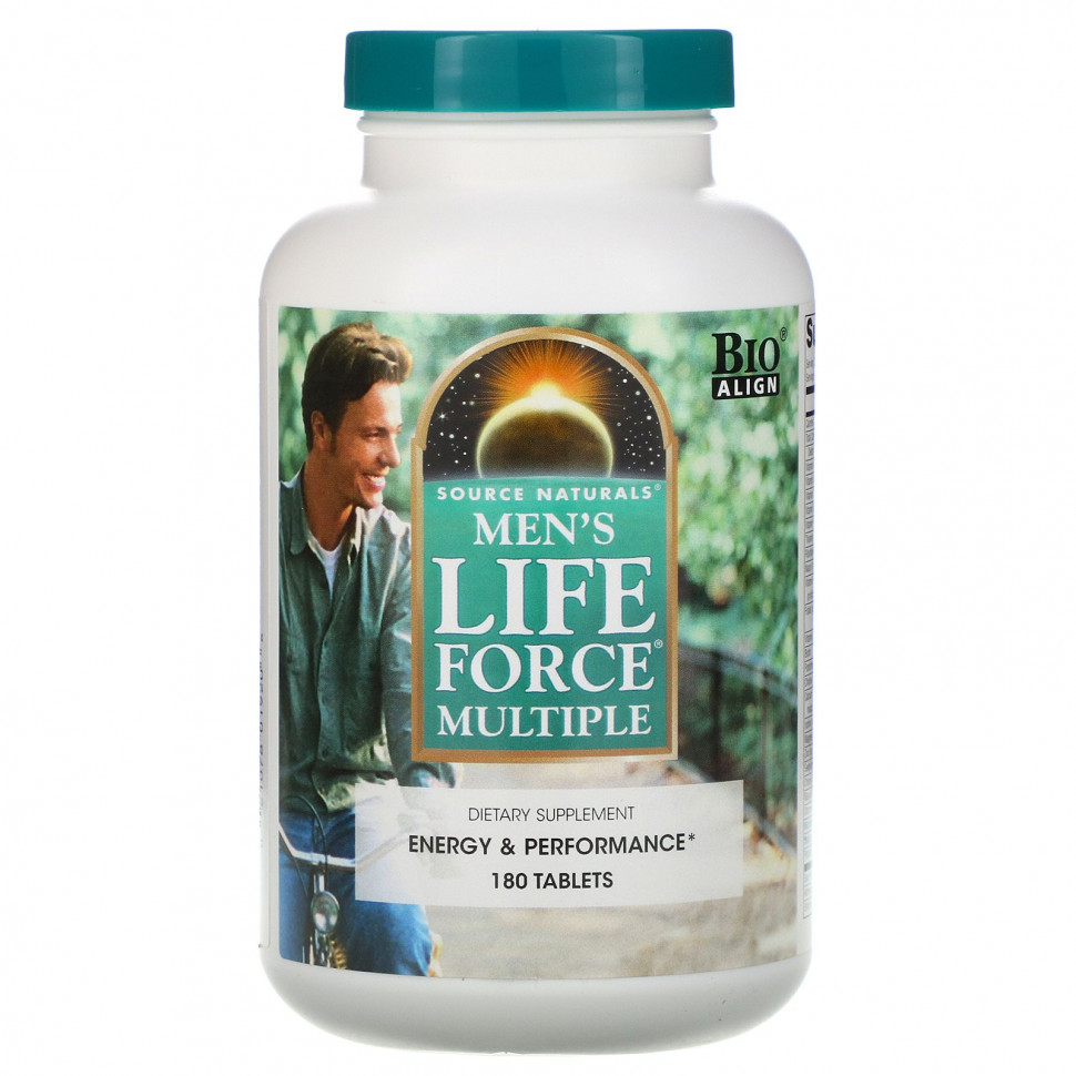  Source Naturals, Men's Life Force Multiple, 180     -     , -, 