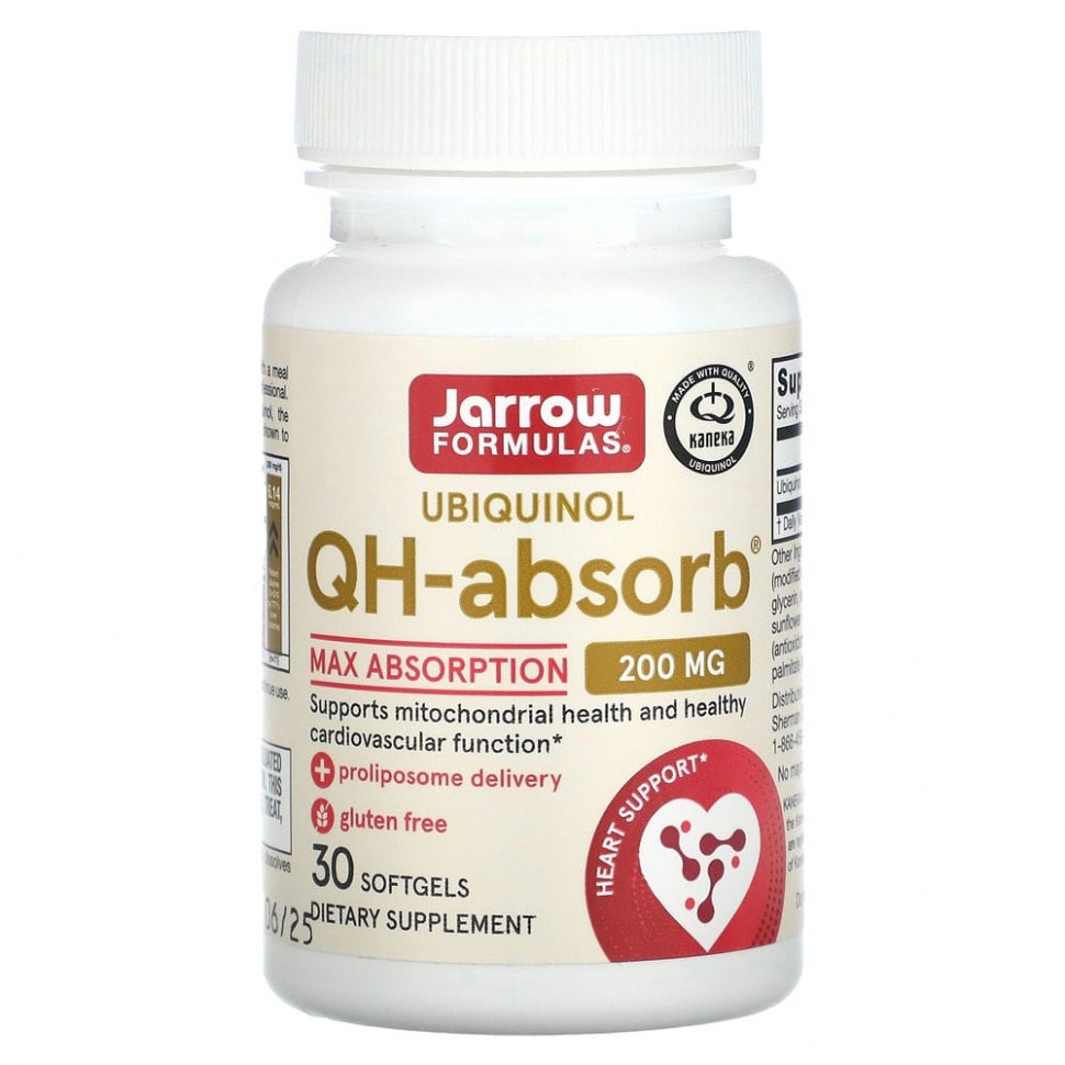  Jarrow Formulas,  QH-Absorb, 200 , 30      -     , -, 