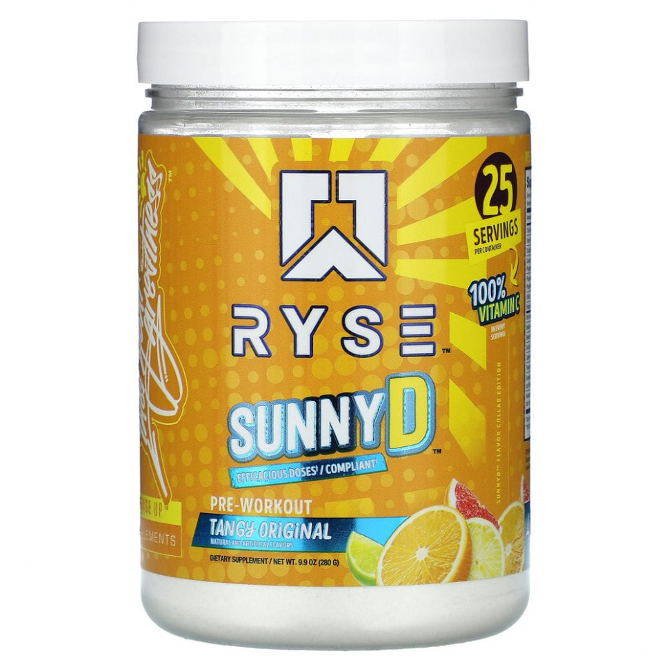  Ryse Supps, Pre-Workout, Sunny D,  , 280  (9,9 )    -     , -, 