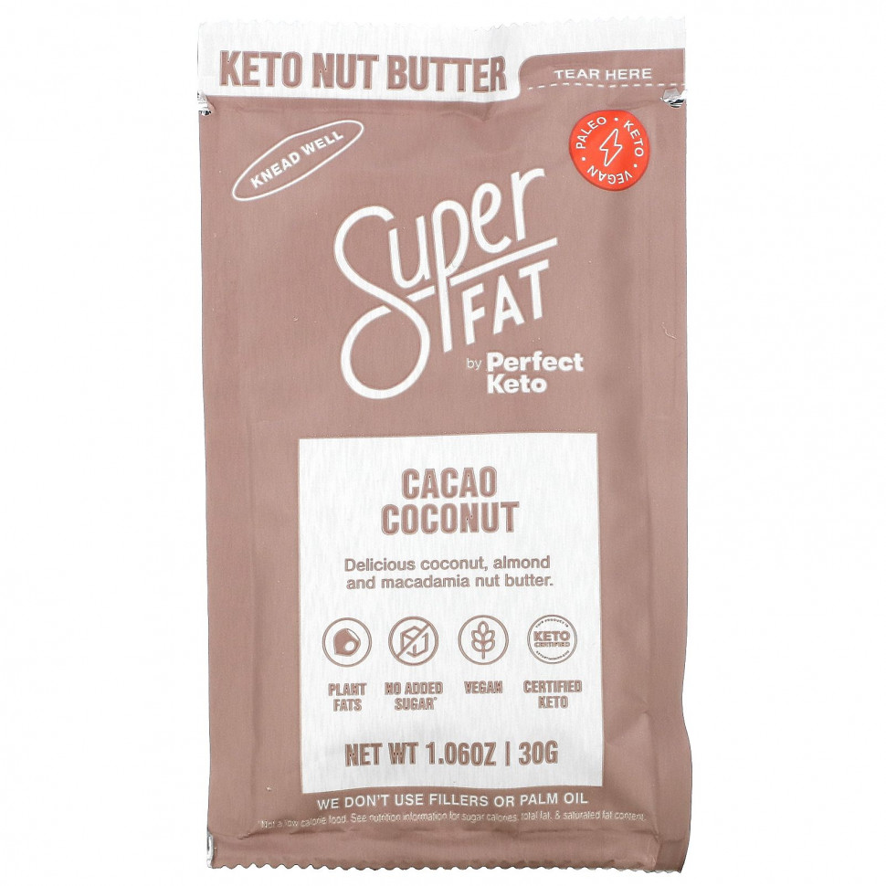  SuperFat, Keto Nut Butter,   , 30  (1,06 )    -     , -, 