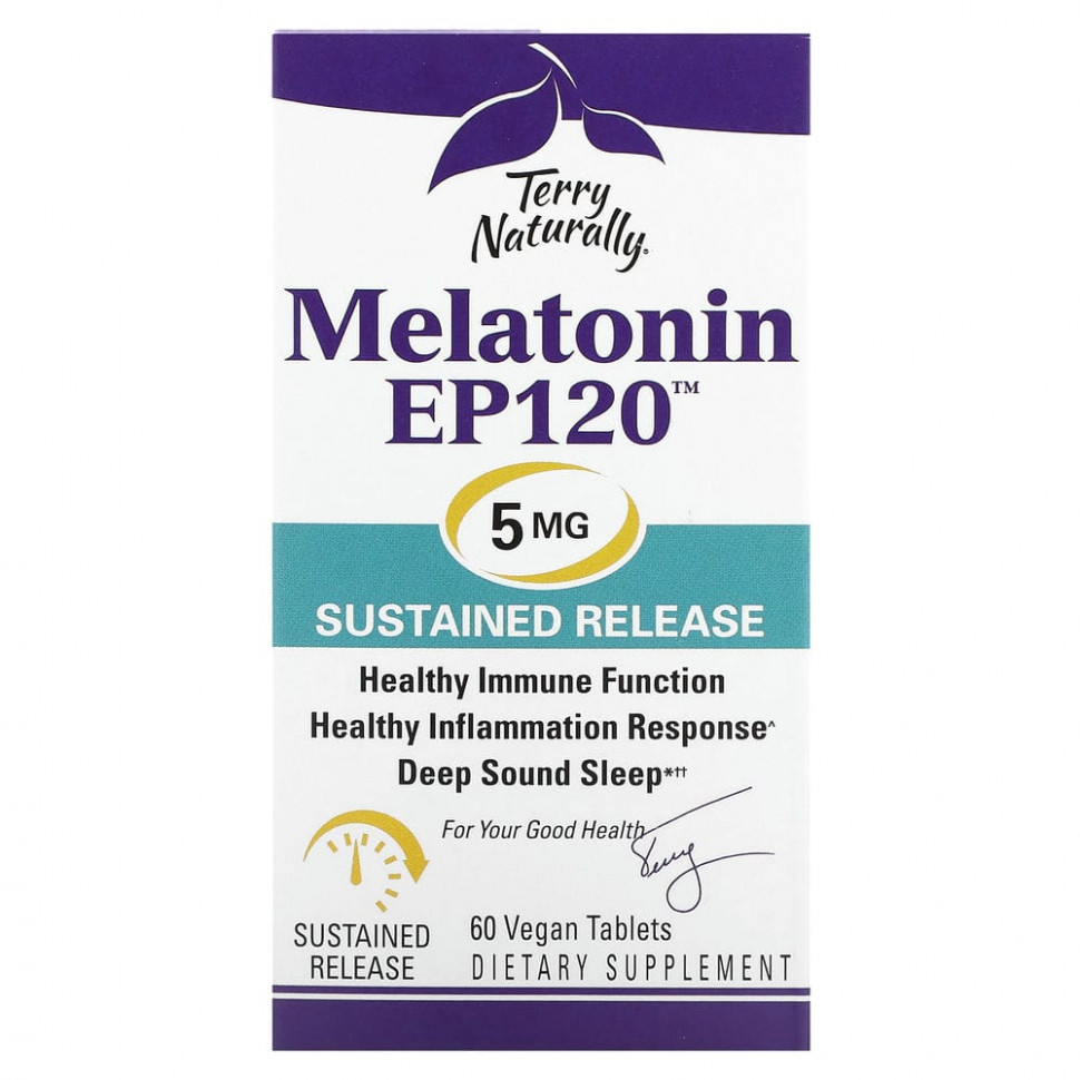  Terry Naturally, Melatonin EP120, 5 , 60      -     , -, 