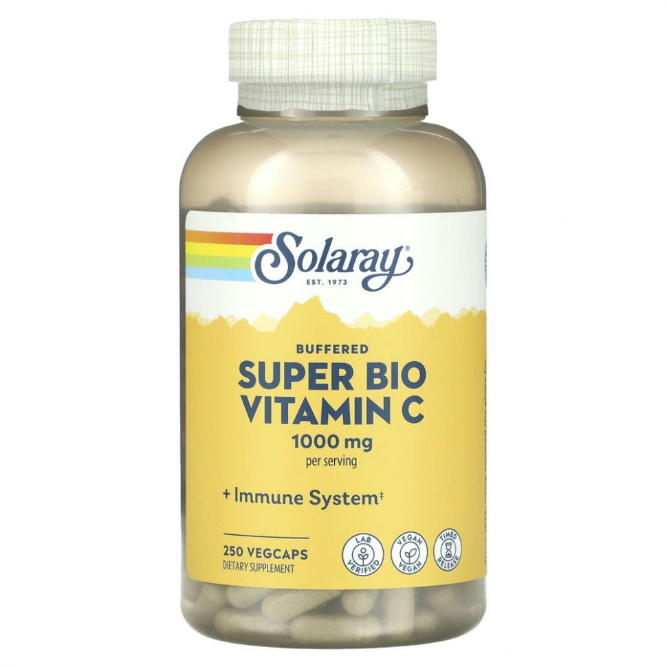  Solaray, Super Bio Vitamin C,  C  , 250      -     , -, 