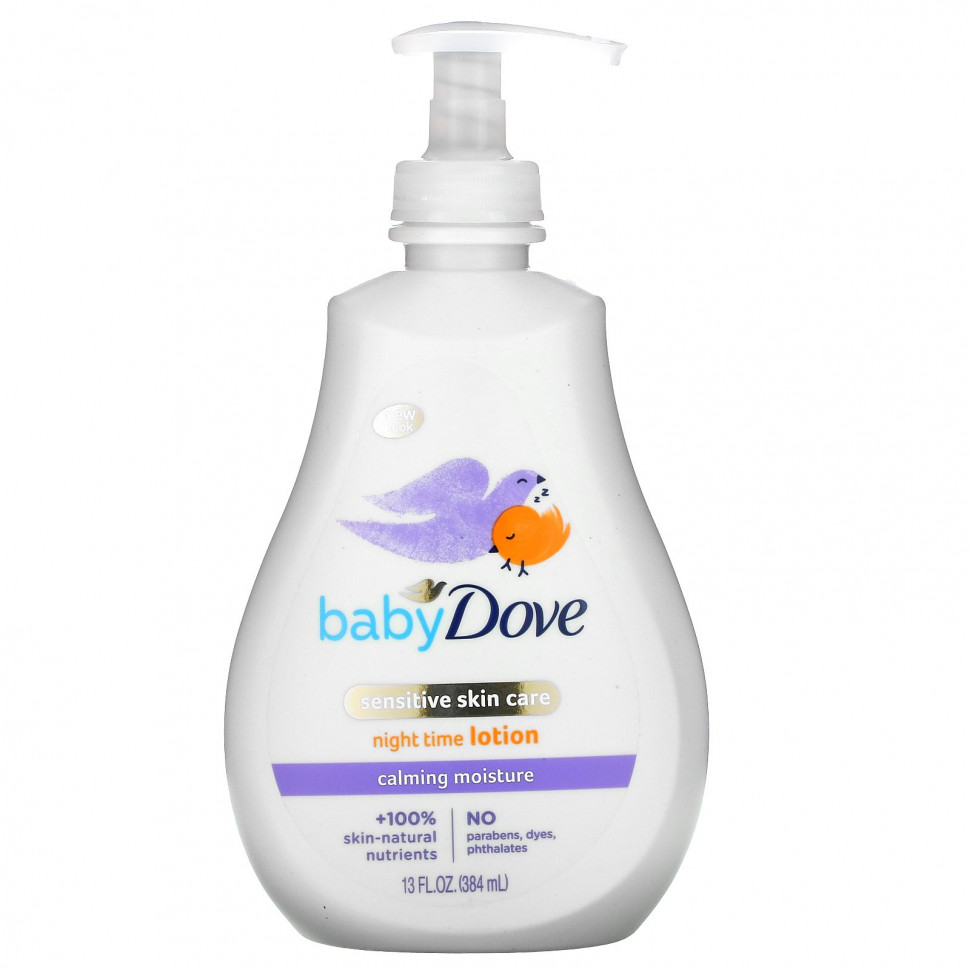  Dove, Baby Dove, Night Time Lotion, Calming Nights, 13 fl oz (384 ml)    -     , -, 