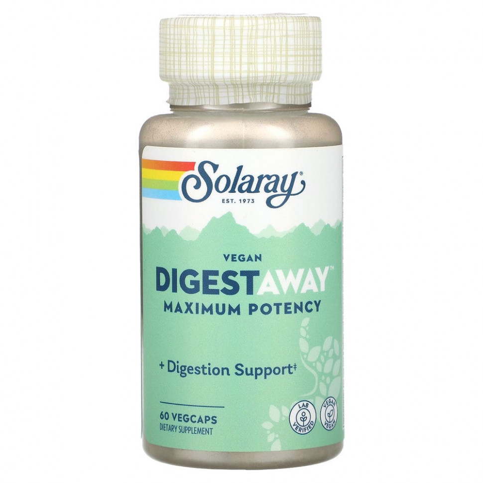  Solaray, Vegan Digestaway,  , 60      -     , -, 