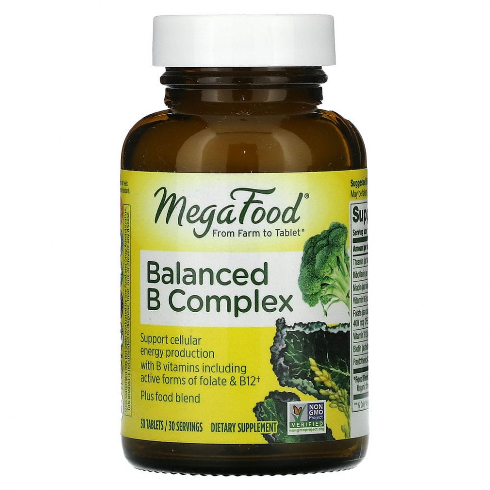  MegaFood,     (Balanced B Complex), 30     -     , -, 