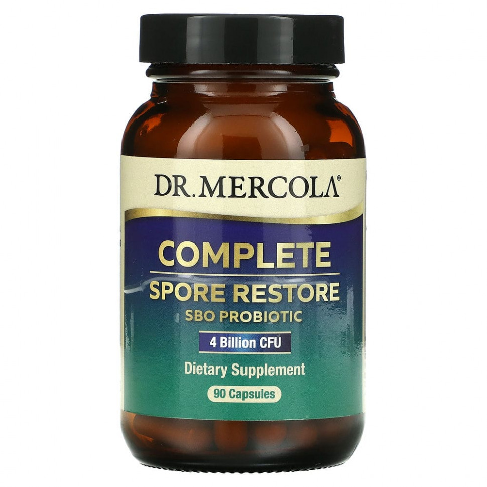  Dr. Mercola, Complete Spore Restore, 4  , 90     -     , -, 