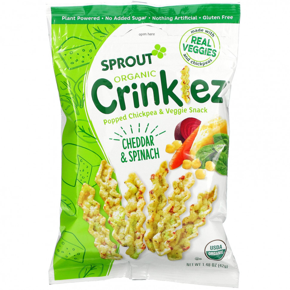  Sprout Organic, Crinklez,     ,    12 ,   , 42  (1,48 )    -     , -, 