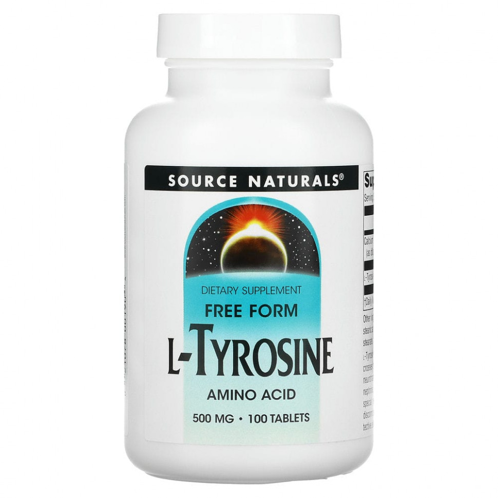  Source Naturals, L-, 500 , 100     -     , -, 