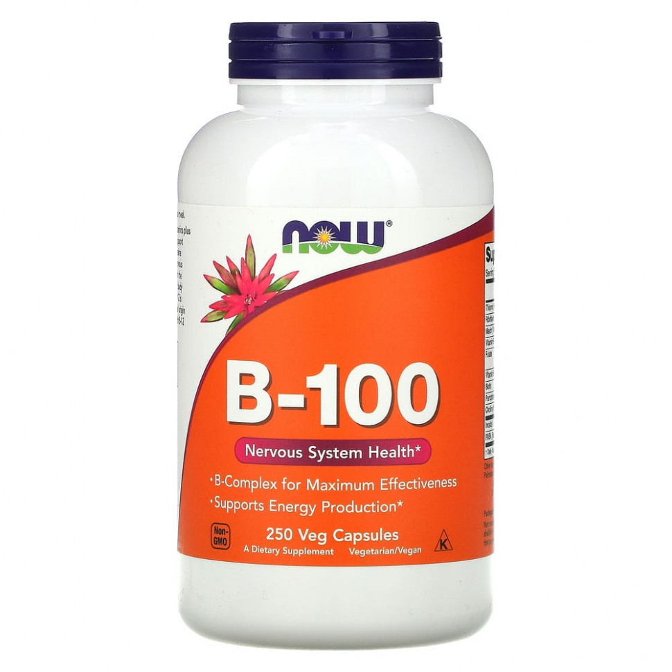  NOW Foods, B-100, 250      -     , -, 