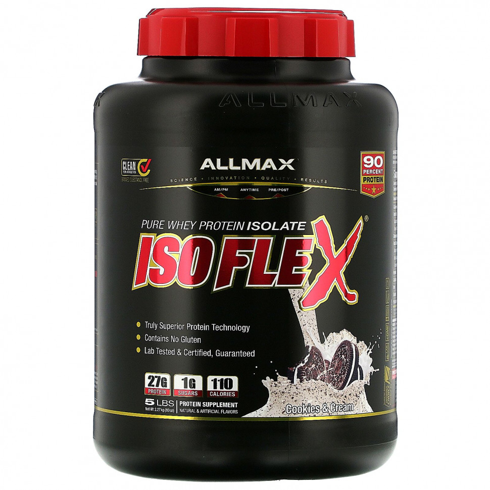  ALLMAX Nutrition, Isoflex, 100%     (  ,  ),     , 2,27  (5 )    -     , -, 