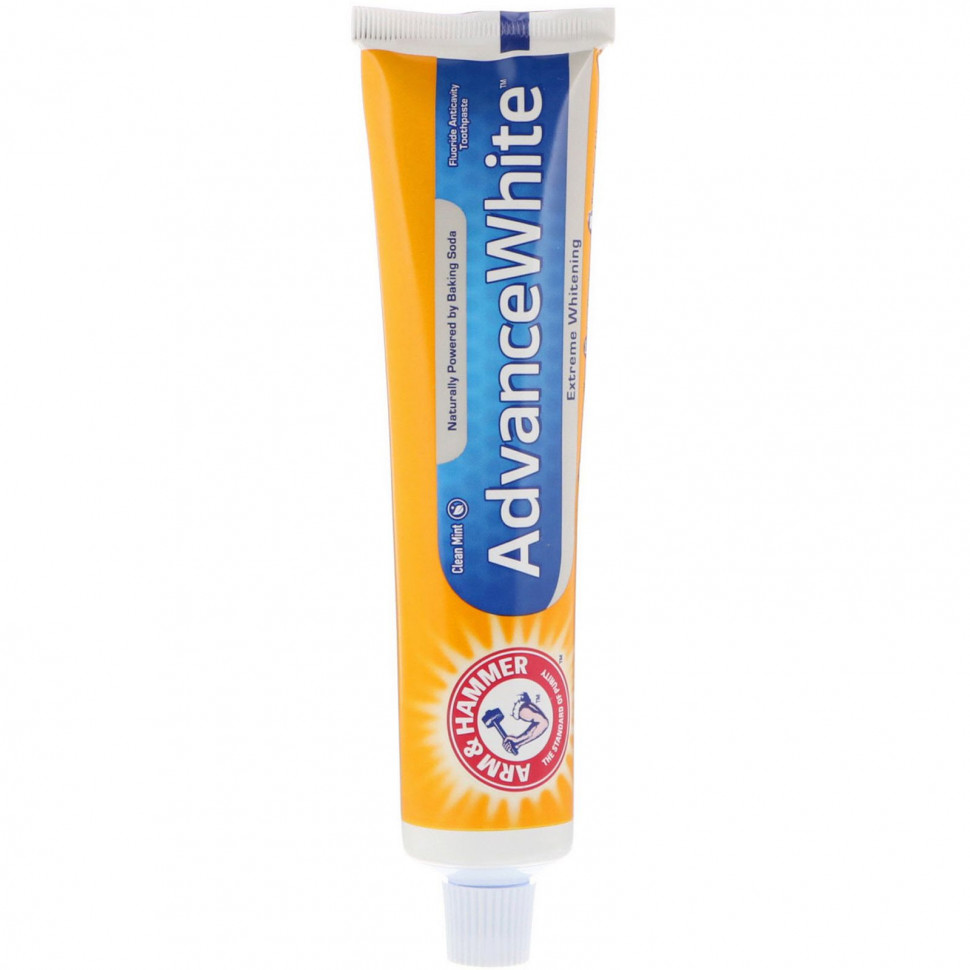  Arm & Hammer, Advance White, Baking Soda & Peroxide Toothpaste, Extreme Whitening with Stain Defense, 6.0 oz (170 g)    -     , -, 