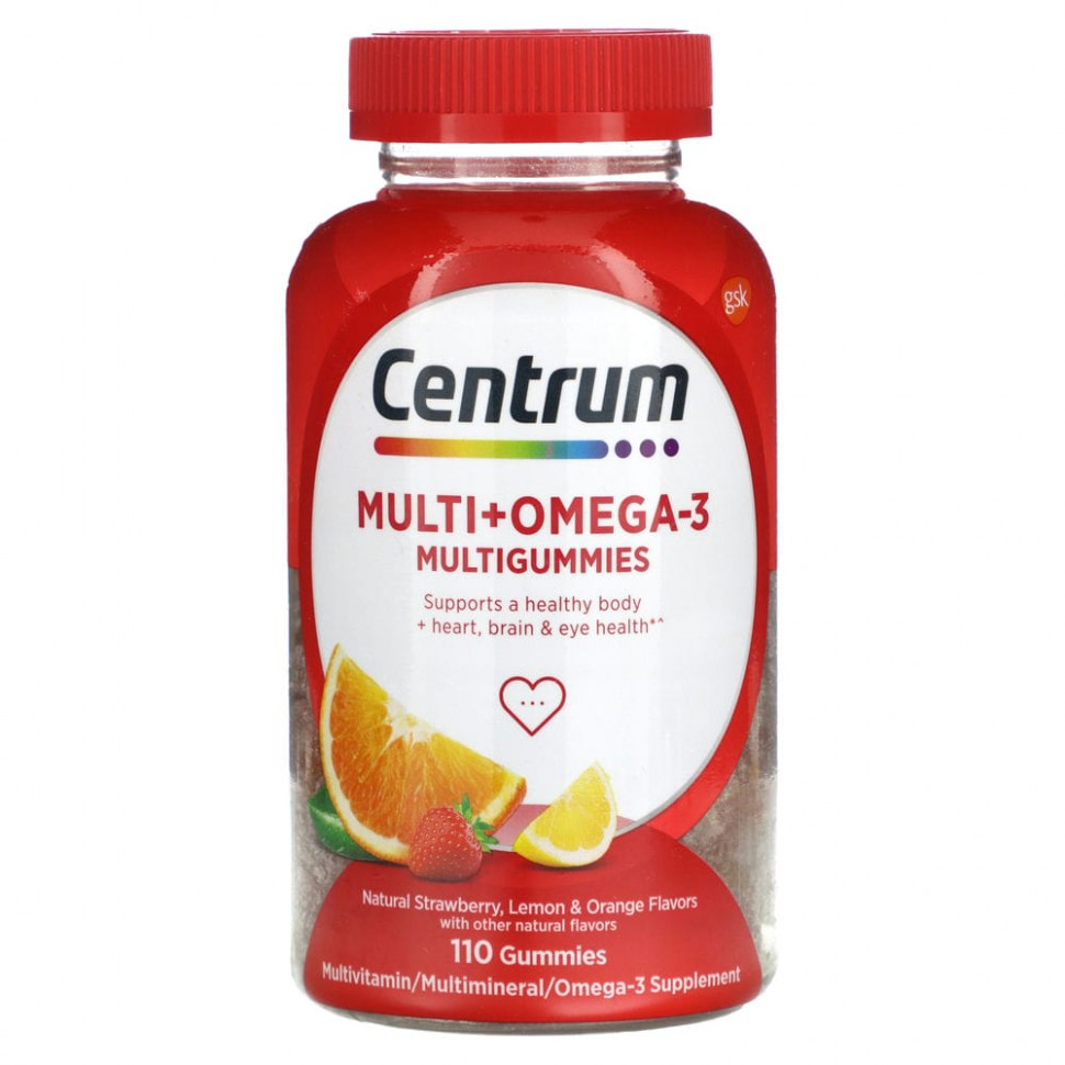  Centrum, Multigummies + Omega-3,  ,   , 110      -     , -, 