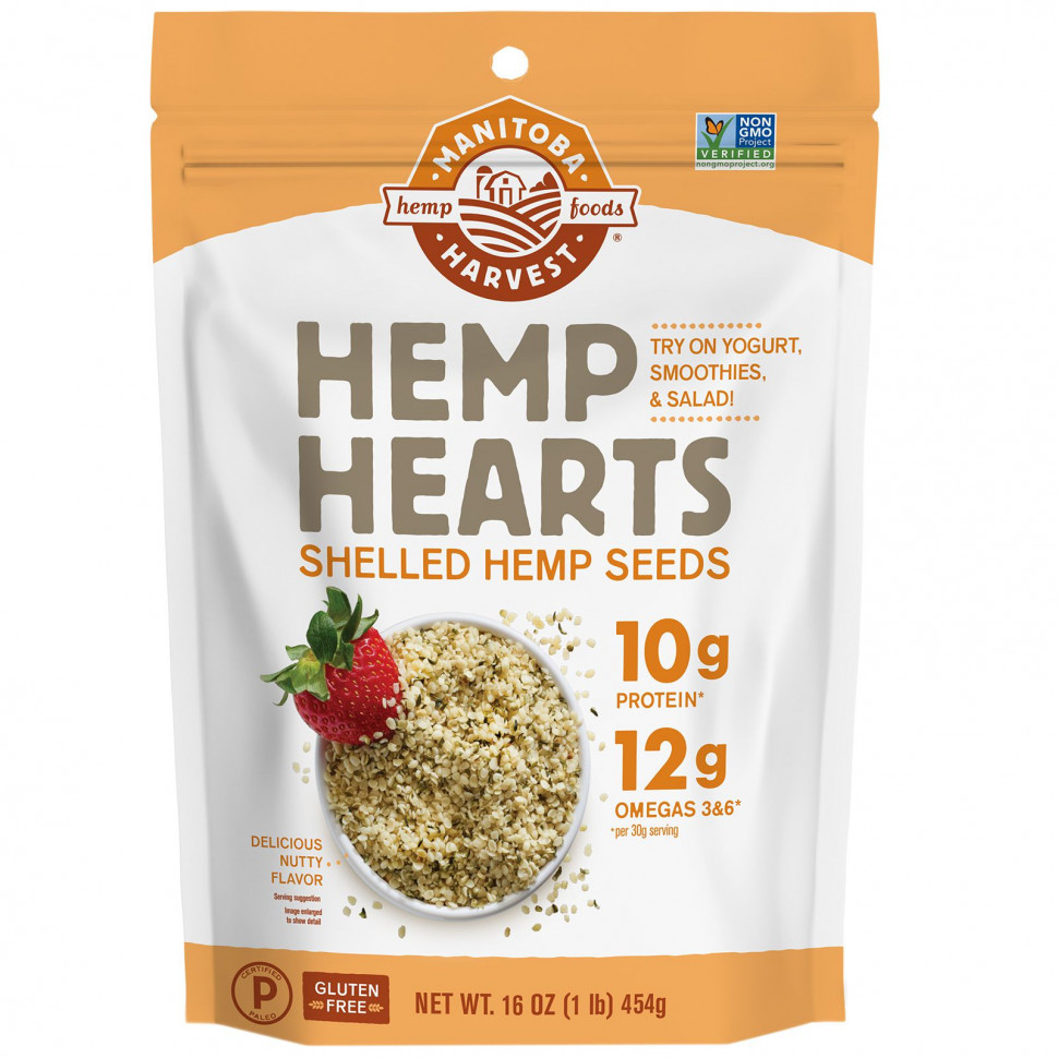  Manitoba Harvest, Hemp Hearts,   , 454  (1 )    -     , -, 