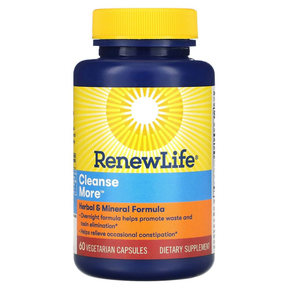  Renew Life, Cleanse More, 60      -     , -, 