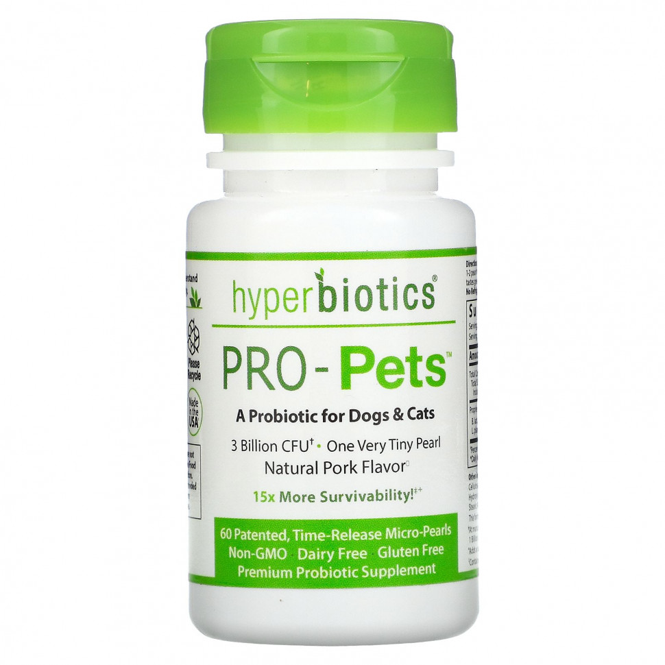  Hyperbiotics, Pro-Pets,     ,  , 3  ,  60, -     Iherb ()  