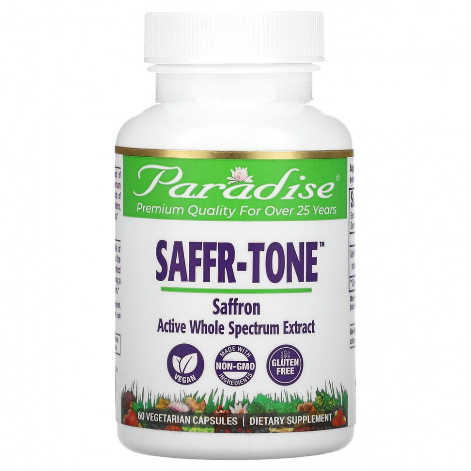  Paradise Herbs, Saffr-Tone, 60      -     , -, 