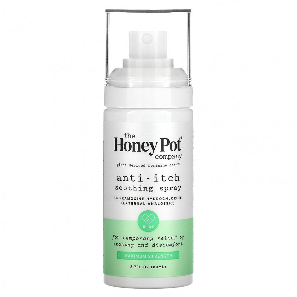  The Honey Pot Company, Anit-Itch Soothing Spray, 2.7 fl oz (80 ml)    -     , -, 