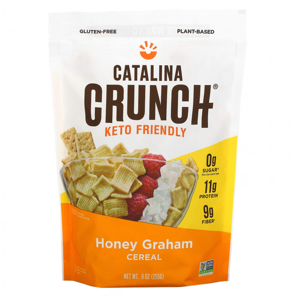  Catalina Crunch, Keto Friendly Cereal, Honey Graham, 255  (9 )    -     , -, 