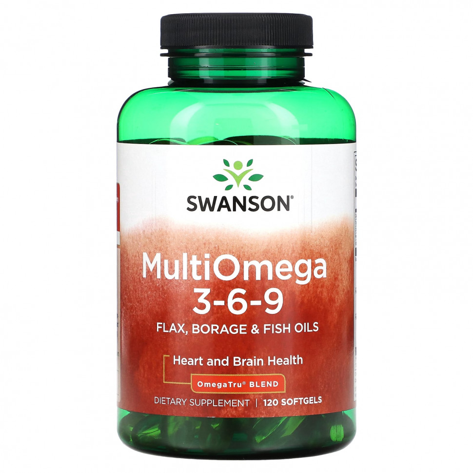  Swanson, MultiOmega 3-6-9`` 120      -     , -, 