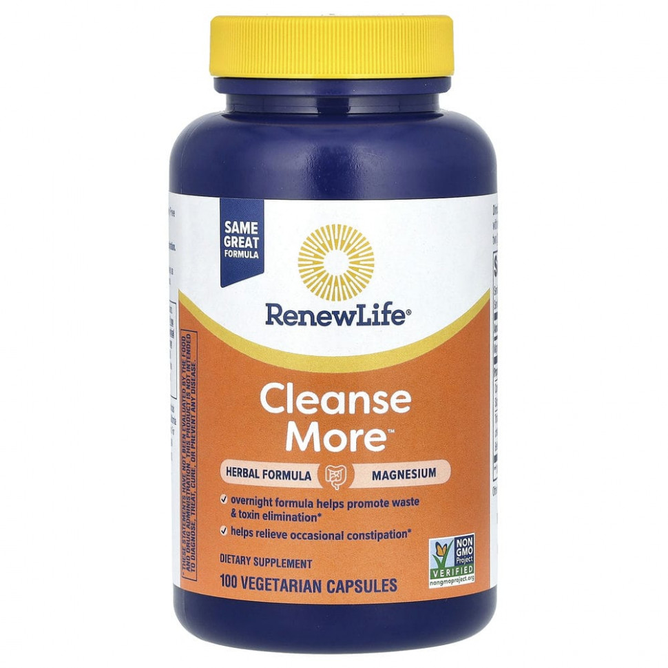  Renew Life, CleanseMore, 100      -     , -, 