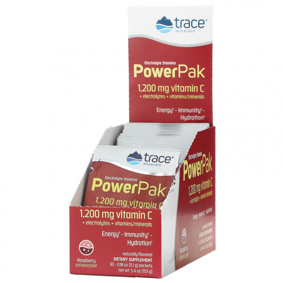  Trace Minerals , Electrolyte Stamina PowerPak, , 30   5,1  (0,18 )    -     , -, 