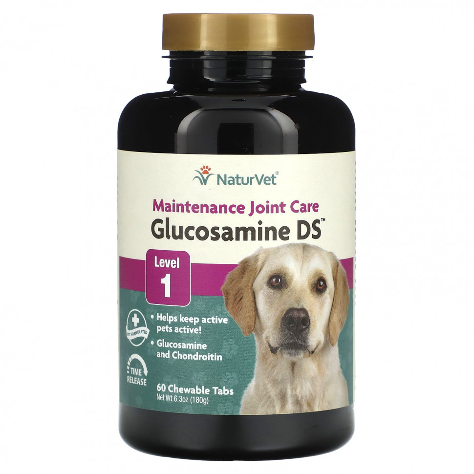  NaturVet, Glucosamine DS,    ,  1, 60  , 180  (6,3 )    -     , -, 