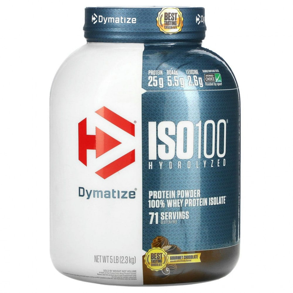  Dymatize Nutrition,  ISO 100 , 100% -   ,,  , 5  (2,3 )    -     , -, 