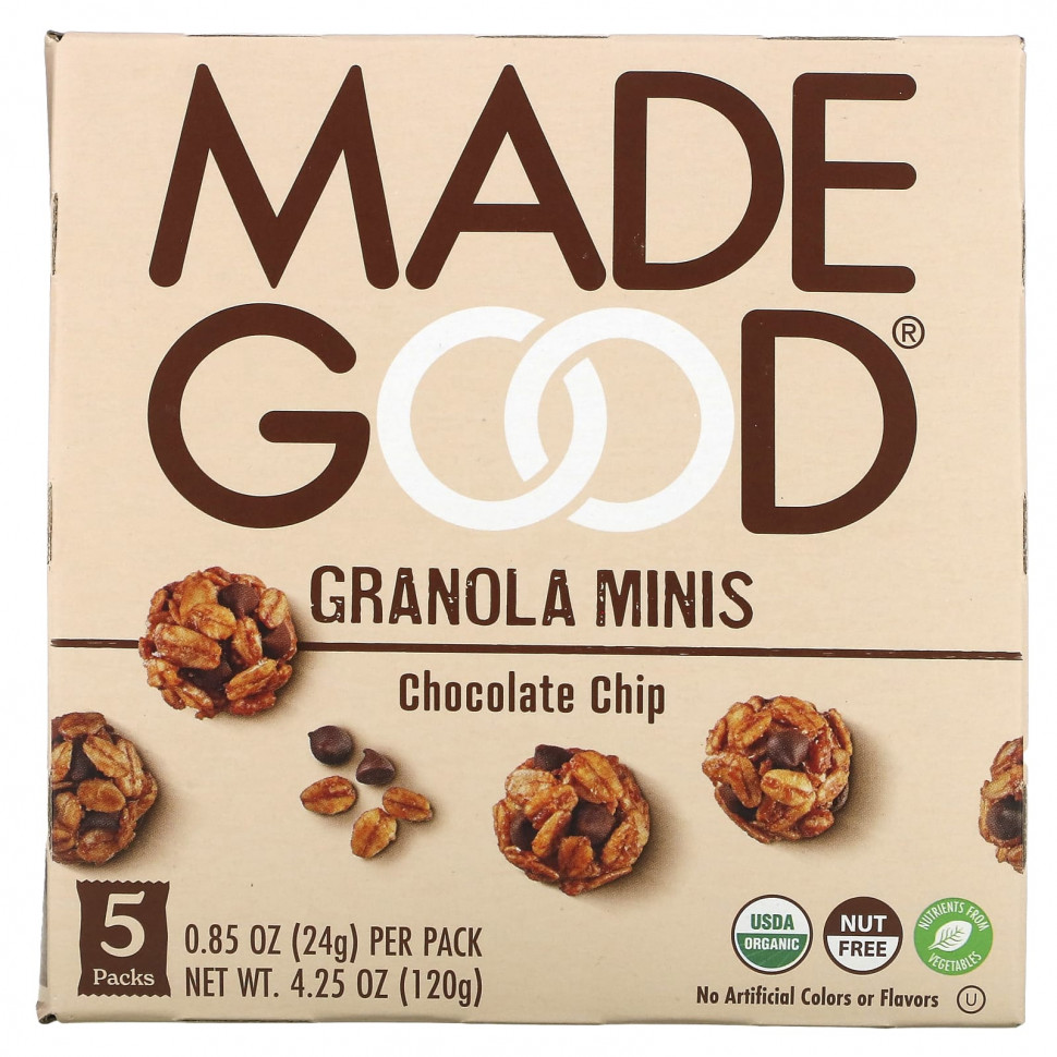  MadeGood, Granola Minis,  , 5   24  (0,85 )    -     , -, 