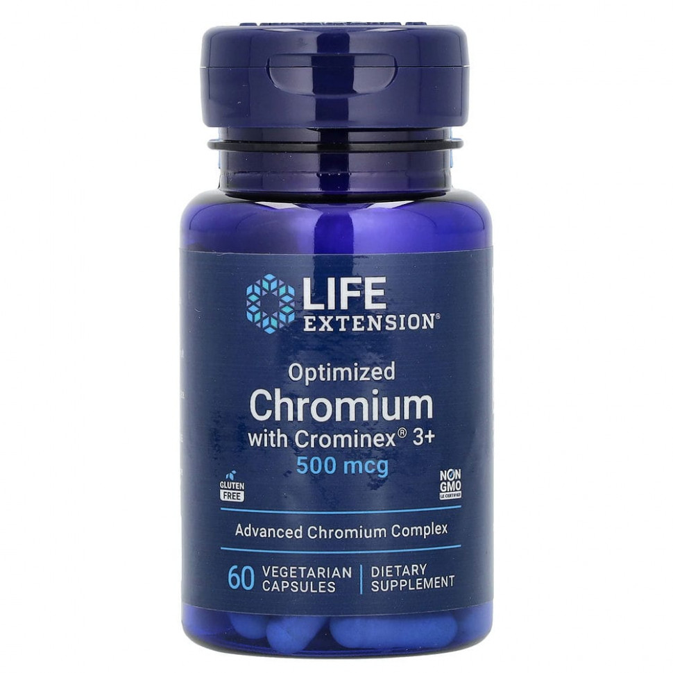  Life Extension,    Crominex 3+, 500 , 60      -     , -, 