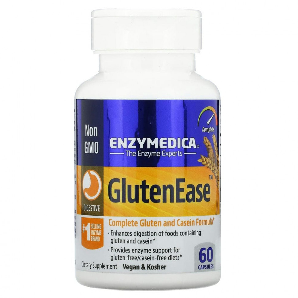  Enzymedica, GlutenEase, 60     -     , -, 