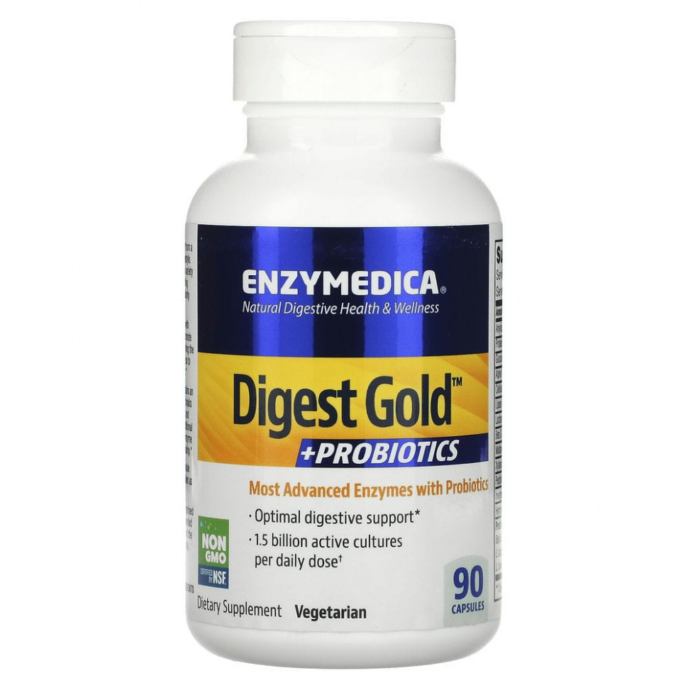  Enzymedica, Digest Gold + , 90     -     , -, 