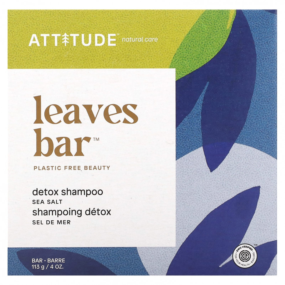 ���� ATTITUDE, Leaves Bar, ������-�������, ������� ����, 113 � (4 �����)  Iherb (������) ������ ������