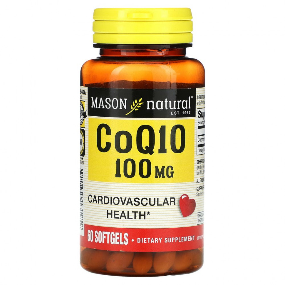  Mason Natural, Co Q10, 100 , 60      -     , -, 