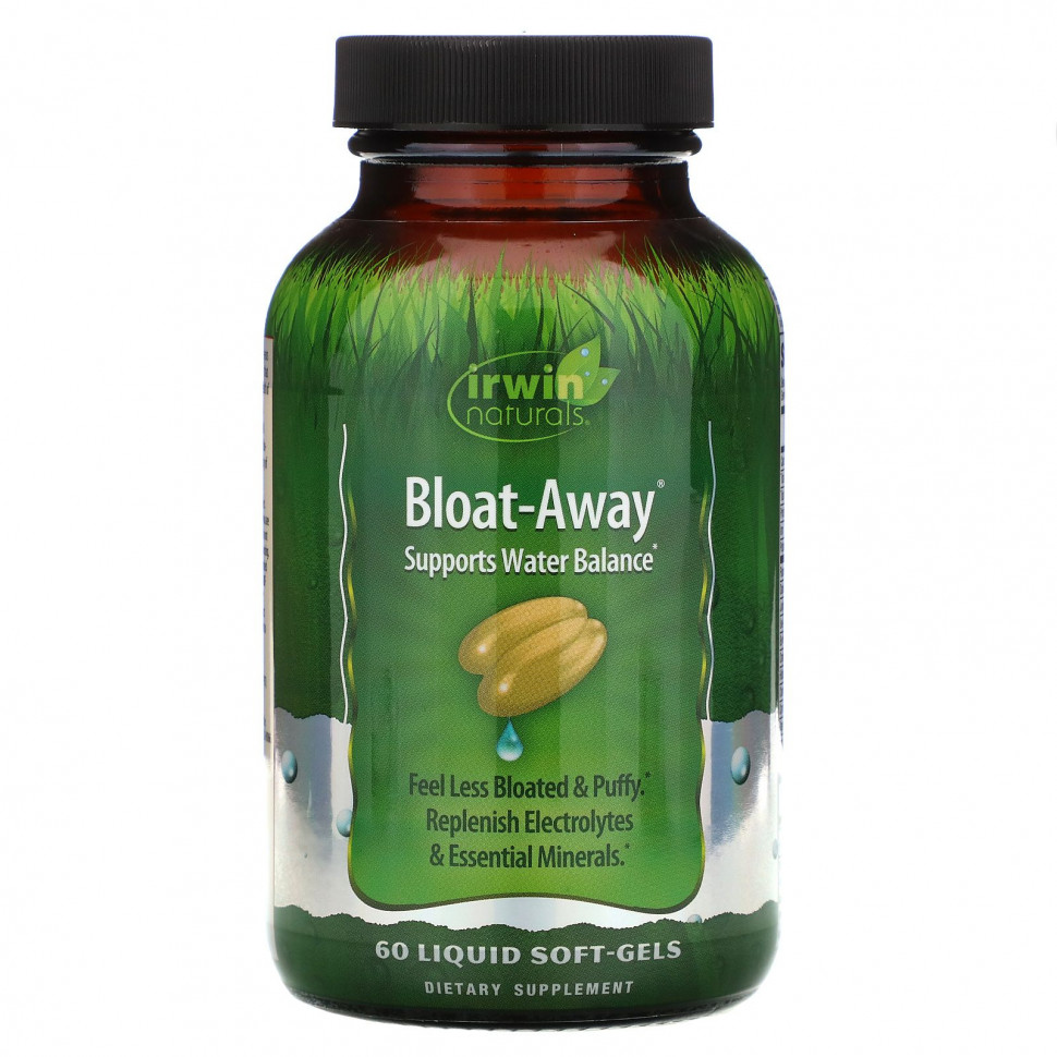  Irwin Naturals, Bloat-Away,  60       -     , -, 