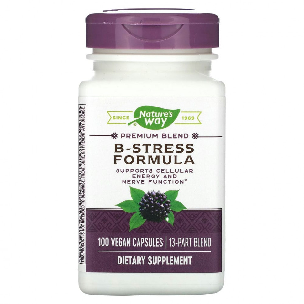  Nature's Way, B-Stress Formula, 100      -     , -, 