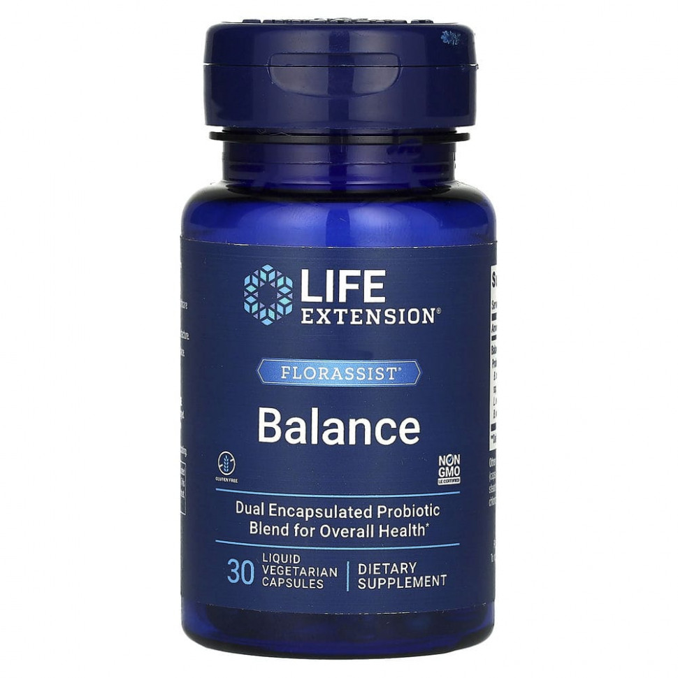  Life Extension, FLORASSIST Balance, 30       -     , -, 