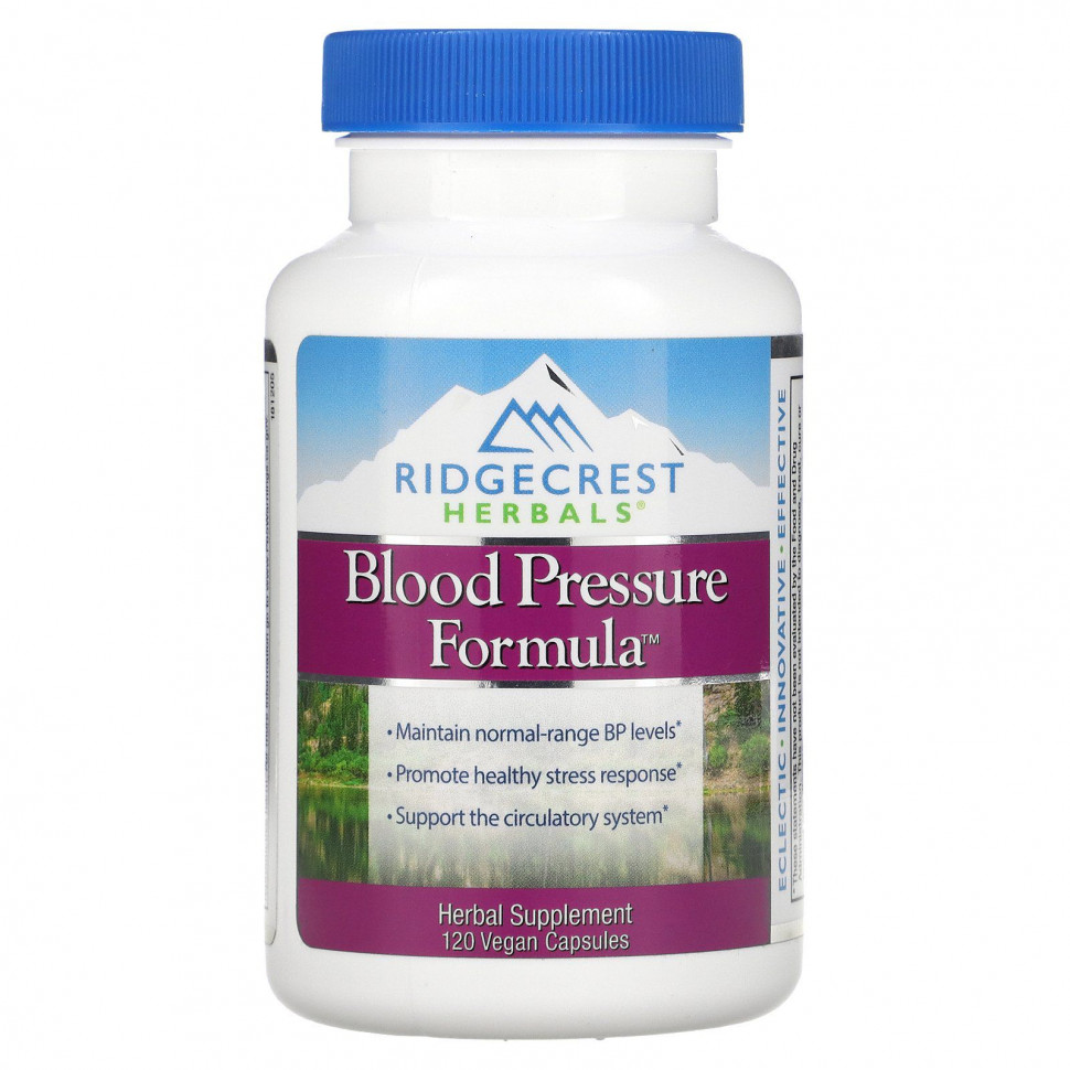  RidgeCrest Herbals, Blood Pressure Formula, 120      -     , -, 