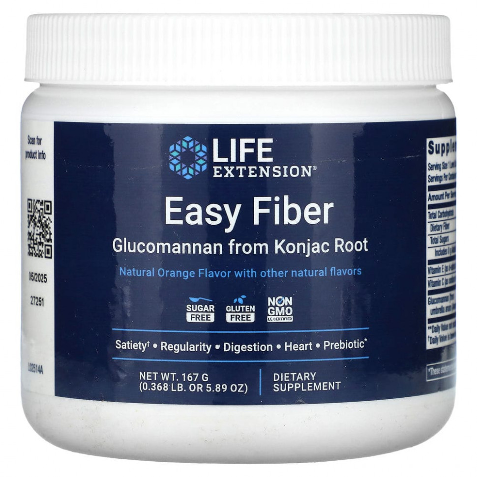  Life Extension, Easy Fiber,  , 167  (5,89 )    -     , -, 