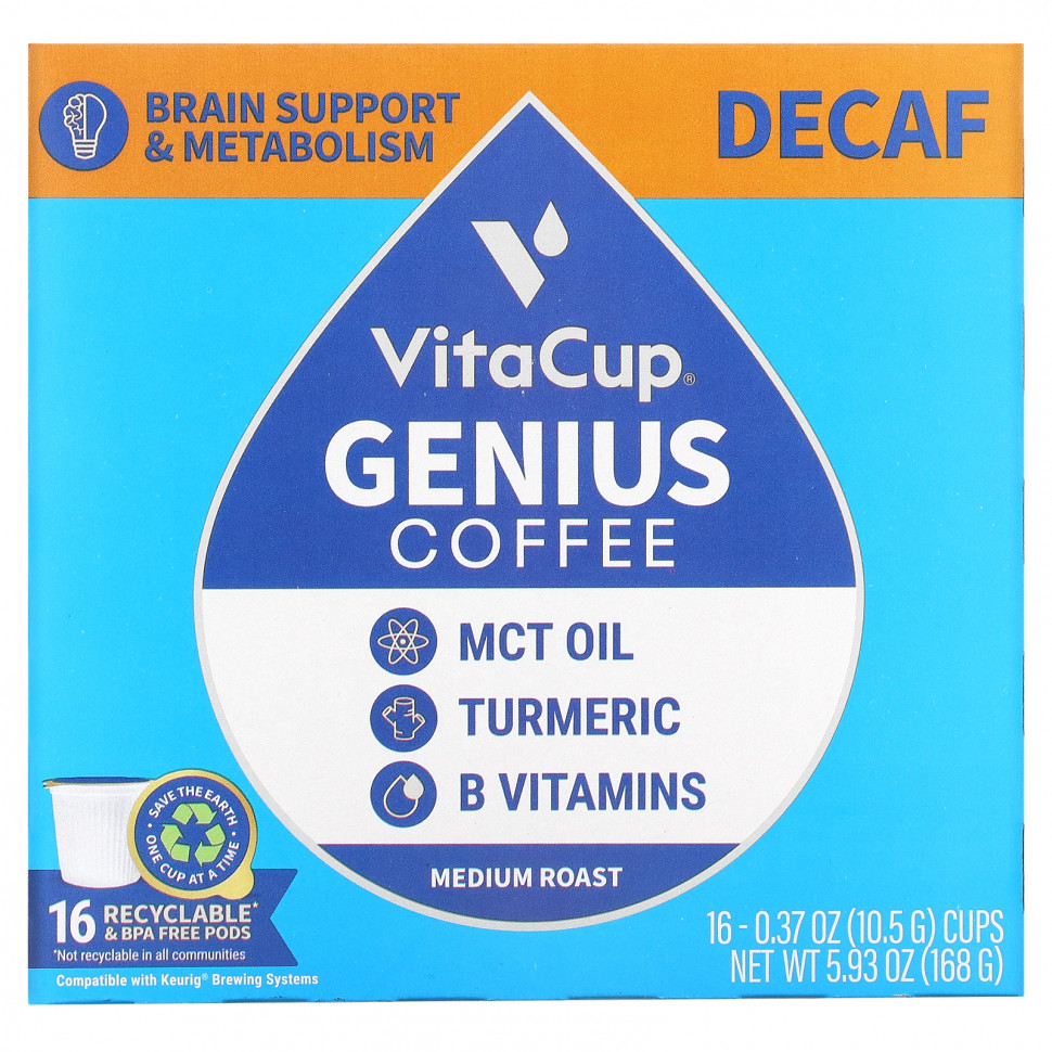  VitaCup, Genius Coffee,  ,  , 16   10,5  (0,37 )    -     , -, 