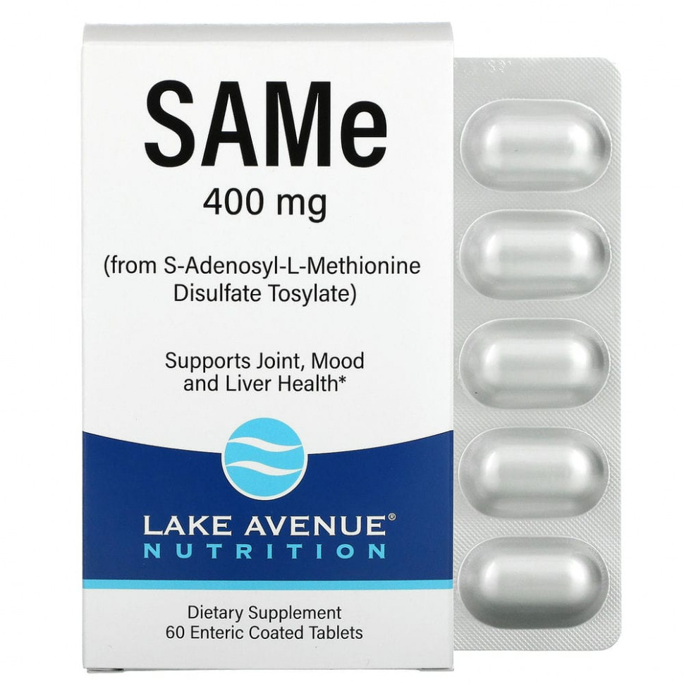  Lake Avenue Nutrition, SAMe (S--L-  ), 400 , 60     -     , -, 