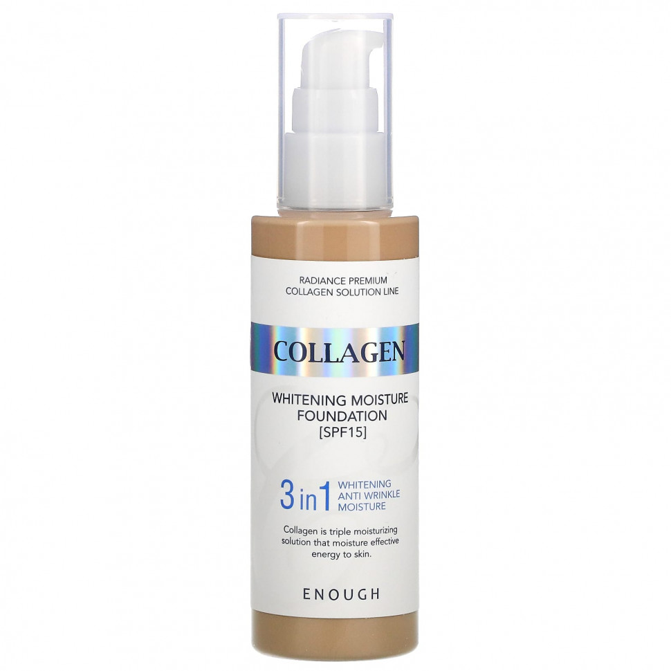  Enough, Collagen,   , SPF 15,  21, 100  (3,38 . )    -     , -, 