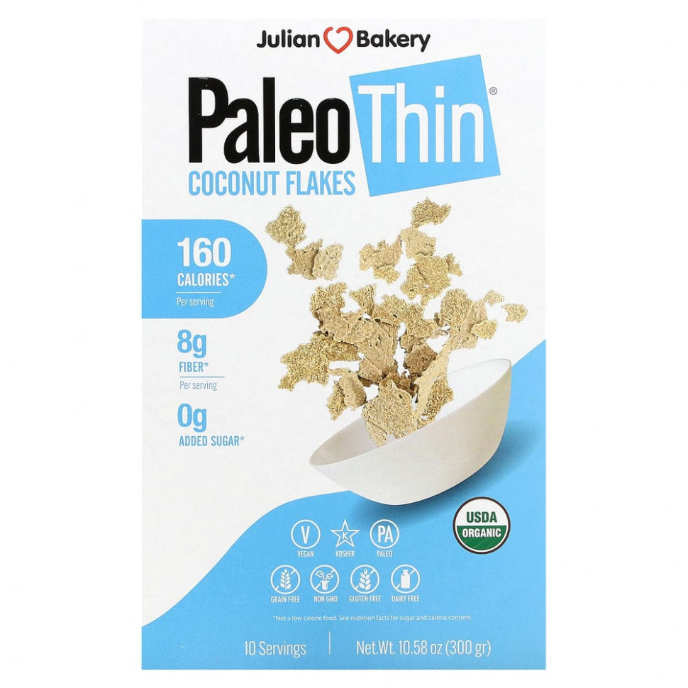  Julian Bakery, Paleo Thin,  , 300  (10,58 )    -     , -, 