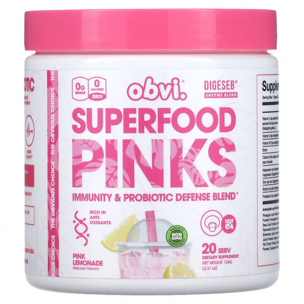  Obvi, Superfood Pinks,  , 124  (4,37 )    -     , -, 