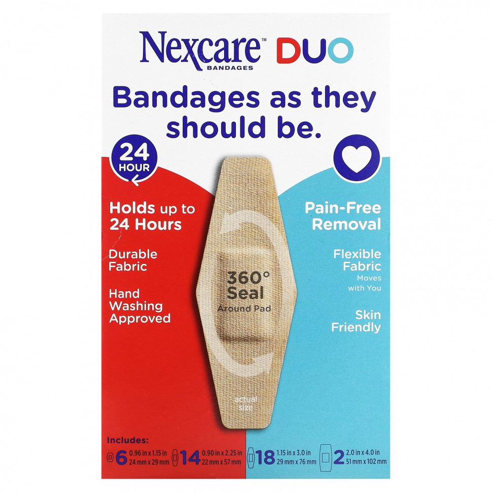  Nexcare, Duo Bandages, 40      -     , -, 